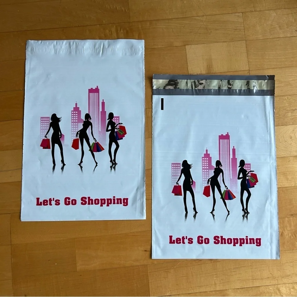 10 Count - 10x13 Polymailers (LET’S GO SHOPPING)